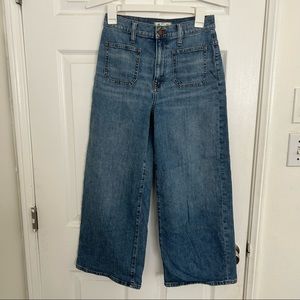 madewell wide leg crop jean